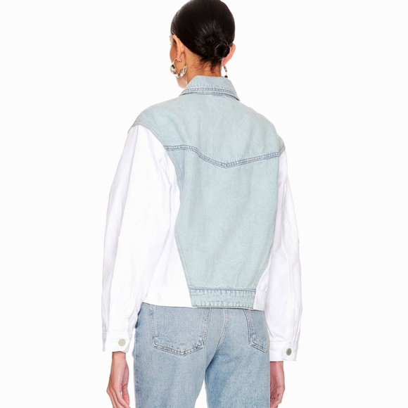 NWT BlankNyc Two-Tone Denim Jacket - Picture 3 of 8